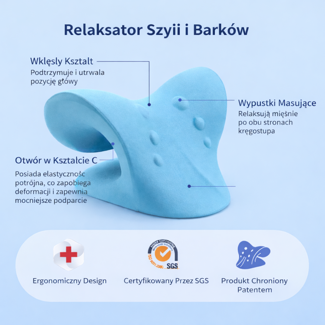 System podparcia szyi i rozciągania AlignRight™