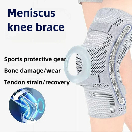 Knee Brace Support Adjustable Compression Patella Gel Pad Side Stabilizers Running Sports Training Workout Exercise Joint Pain