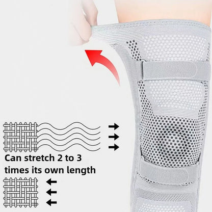 Knee Brace Support Adjustable Compression Patella Gel Pad Side Stabilizers Running Sports Training Workout Exercise Joint Pain